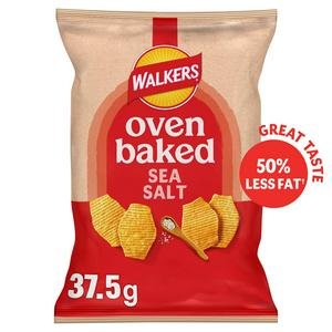 Walkers Baked Sea Salt Snacks Crisps 37.5g