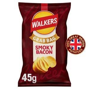 Walkers Crisps Smoky Bacon 45g Walkers Crisps Smoky Bacon 45g