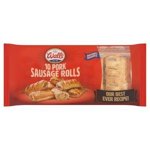 Wall's Pork Sausage Rolls x10 550g