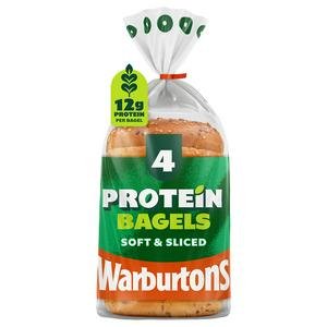Warburtons 4 x Protein Bagels