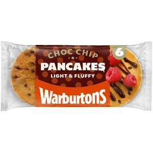 Warburtons 6 x Choc Chip Pancakes