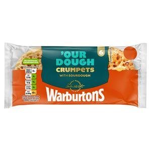 Warburtons 6 x Our Dough Crumpets with Sourdough