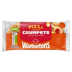 Warburtons 6 x Pizza Flavour Crumpets