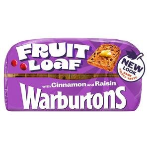 Warburtons Cinnamon & Raisin Fruit Loaf 400g