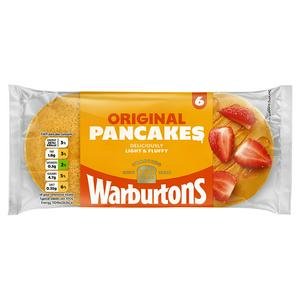 Warburtons Pancakes x6