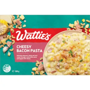 watties frozen meal cheesy bacon pasta