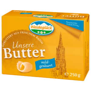 Weideglück Markenbutter mild gesäuert 250g