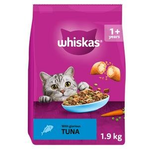 Whiskas 1+ Tuna Complete Adult Dry Cat Food 1.9kg