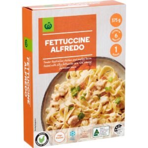 Woolworths Chicken Fettuccine Alfredo Frozen Meal