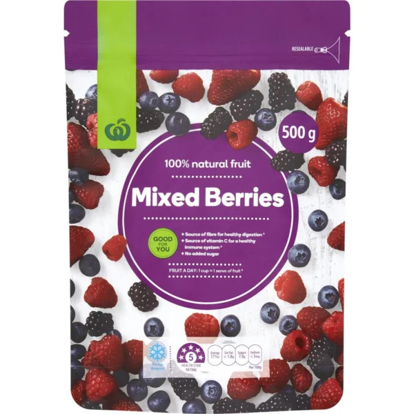 Woolworths Frozen Mixed Berries