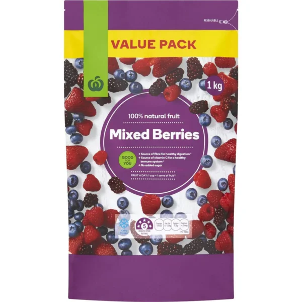 Woolworths Frozen Mixed Berries