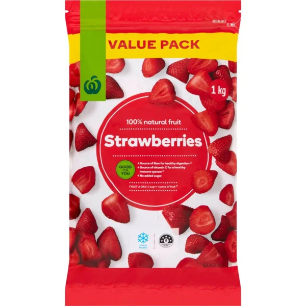 Woolworths Frozen Strawberries