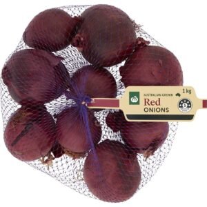 Woolworths Red Onions Bag