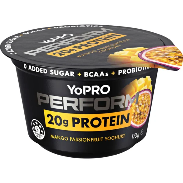 YoPRO Perform High Protein Yoghurt Mango Passionfruit