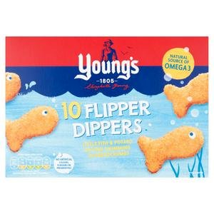 Young's Flipper Dippers x10 250g